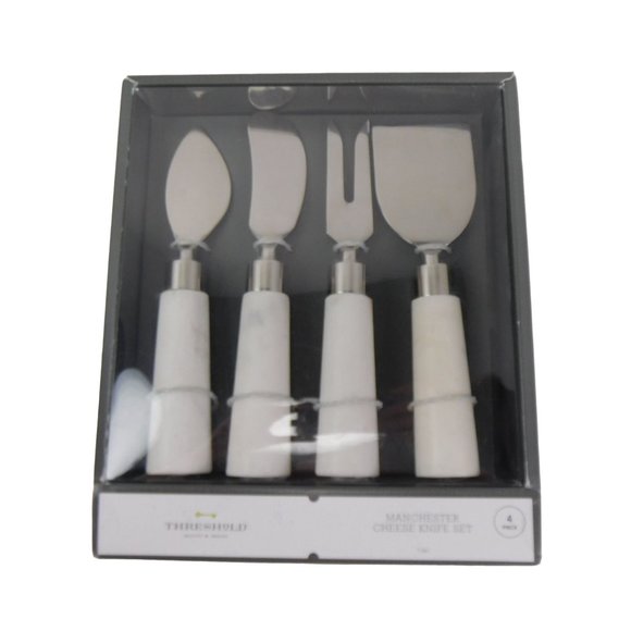 Threshold Manchester Cheese Knife Set (4 Pieces) New - Picture 1 of 5